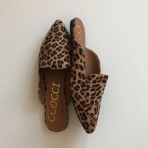 Leopard Print Mules